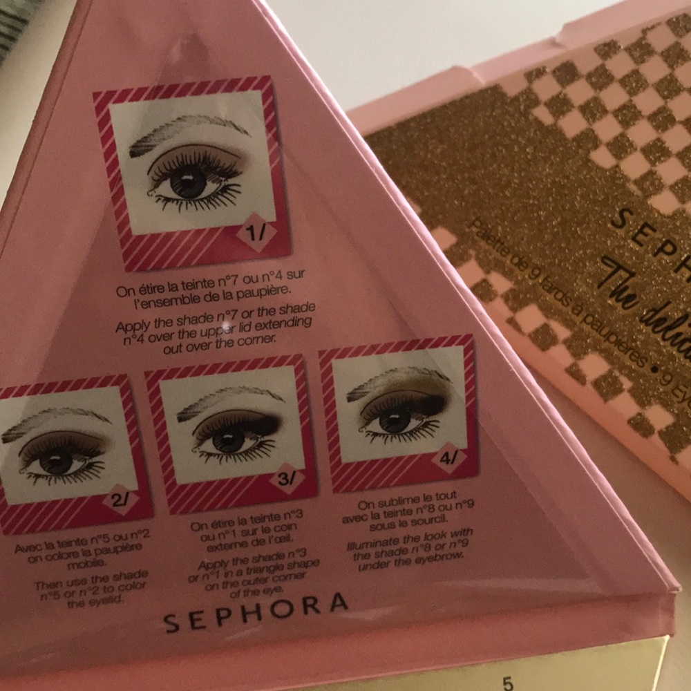 Sephora “The Delicate”. 9 Eye Shadow Palette, NEW - Picture 5 of 8